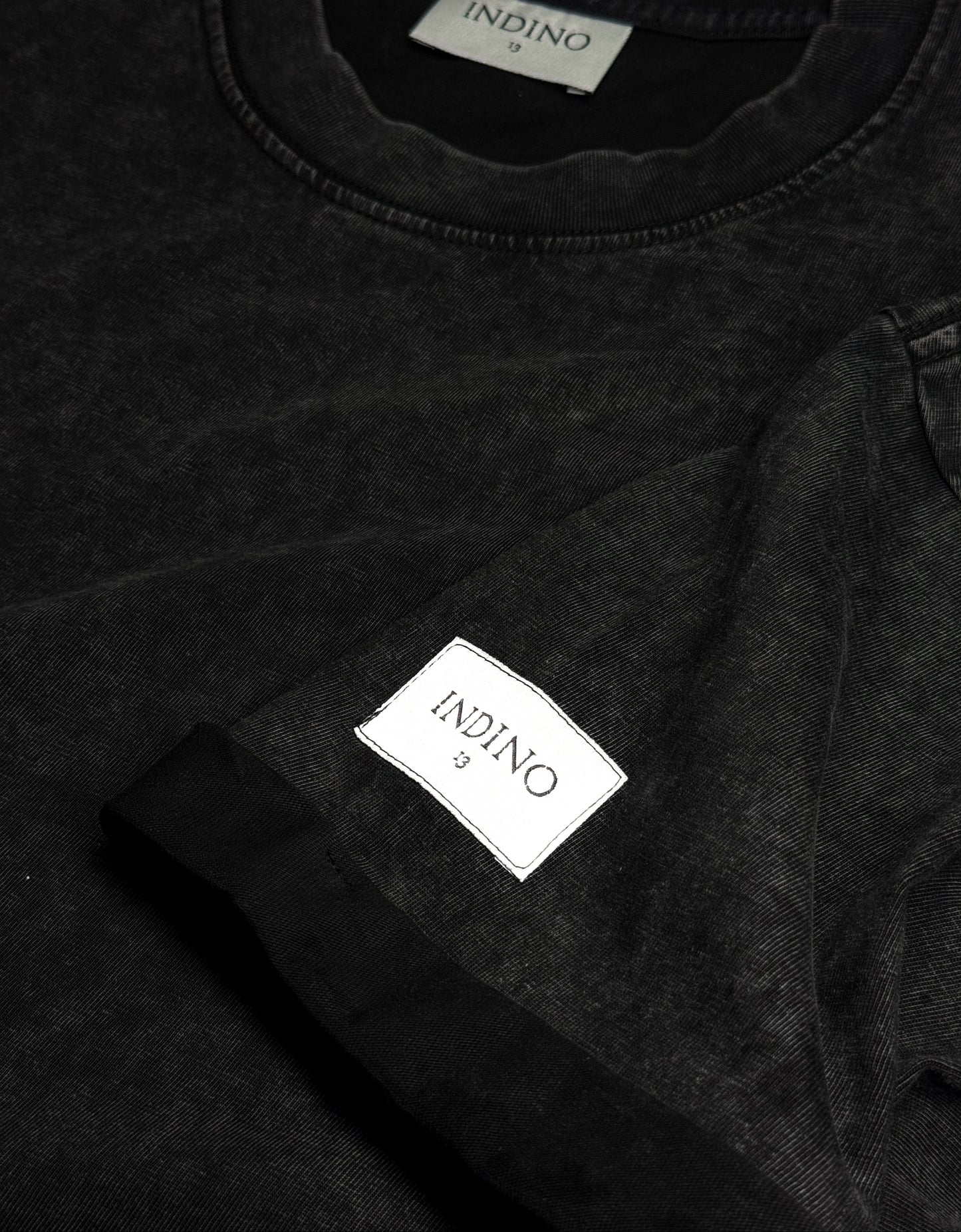 SHIRT WASHED BLVK