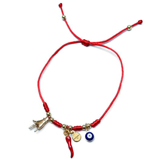 Mano Cornuta / Partner matching bracelets