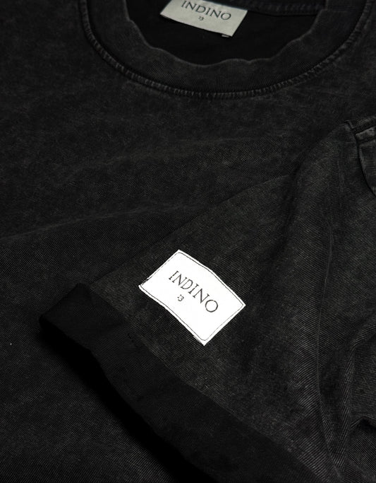 SHIRT WASHED BLVK